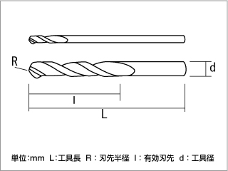 ボールエンドミル 【R 5.0、18l × 10d × 100L】 ZHB-500 | ローランド