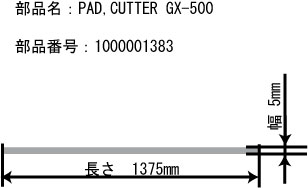 カッタープロテクタ 【GX-500用】